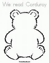 Corduroy Printables  Coloring Nation sketch template