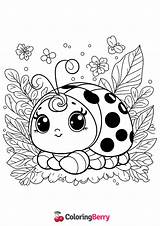 Ladybug Cub Coloring Page Free PDF Printable sketch template