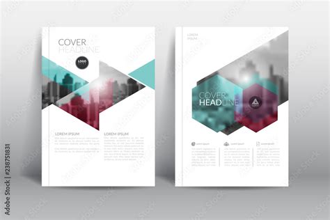 Cover Design template, annual report cover, flyer, presentation, brochure. Front page design ...