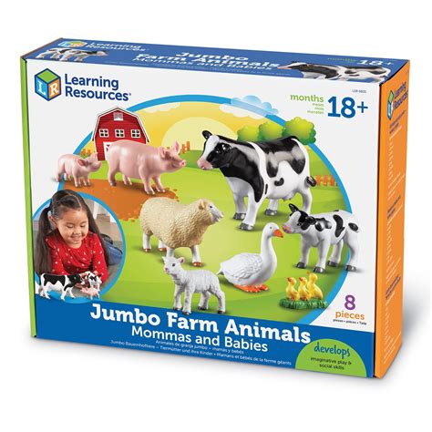 Aprender sobre 82+ imagem learning resources jumbo farm animals - br.thptnganamst.edu.vn