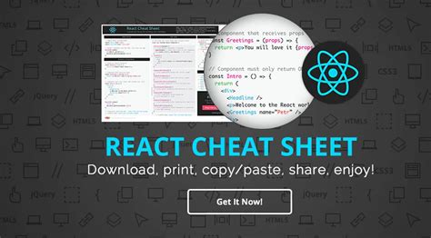 Everything You Need To Know About React Cheatsheet for 2020 include ...