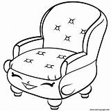 Rocking Chair Coloring Page Sketch sketch template