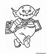 Coloriage Ogre Mechant Geant Ausmalbild Ausmalbilder Trolls Gremlin  sketch template