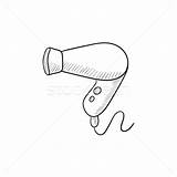 Hair Dryer Coloring Page Pages sketch template