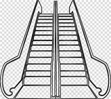 Escalator Coloring Page sketch template