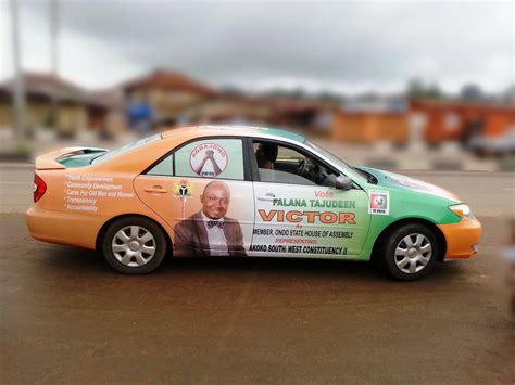 Car Wrap (A project for Political Campaign executed using Self Adhesive ...