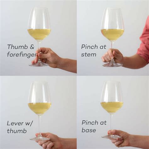 Ways to Hold a Wine Glass That Pass the Social Etiquette Test: - Andrea ...