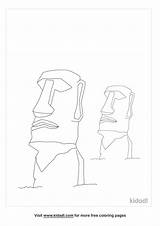 Moai Sculptor Supercoloring Esculturas Zeus Pascua Faciles Esmirna  sketch template