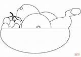 Fruit Bowl coloring Page  Free Printable Coloring Pages sketch template