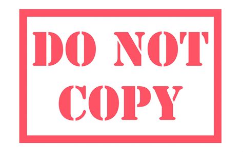 Do Not Copy Stamp Free Stock Photo - Public Domain Pictures