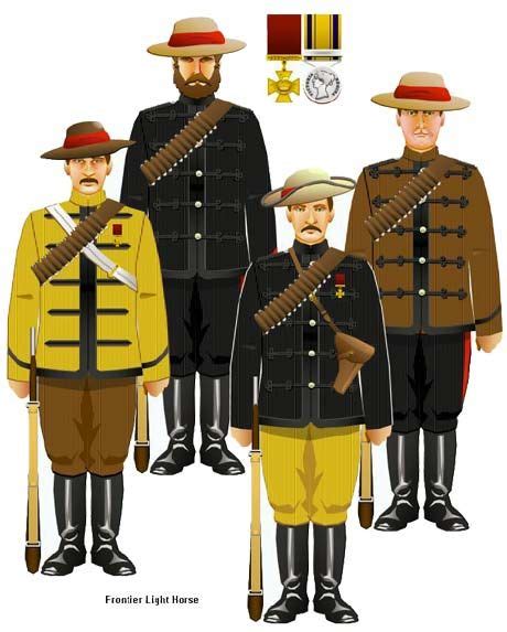 Frontier Light Horse- Illustration from Tim Reese’s CD of uniforms of the British and Colonial ...