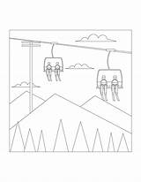 Skiing Coloring Pages – Printable FREE sketch template