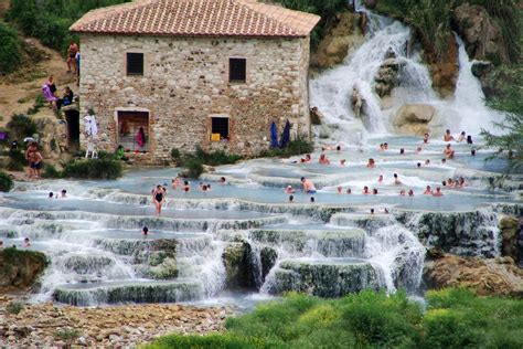 Terme di Saturnia - where Jupiter cast bolts of lightning, Tuscany