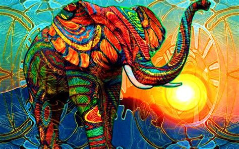 Elephant Art Wallpapers - Top Free Elephant Art Backgrounds - WallpaperAccess