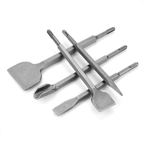 Ccdes Rotary Hammer Chisel Bit,5pc Rotary Hammer Drill SDS+ Plus Bit ...