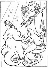 King Triton Coloring Pages At GetColoringscom  Free Printable sketch template