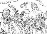 Free Printable Zombies Coloring Pages For Kids sketch template