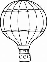 Hot Air Balloon Coloring Page & coloring Book sketch template
