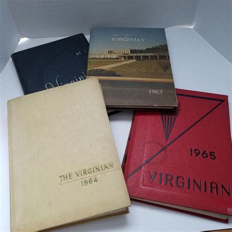 Vintage Lot Of 4 1962 63 64 65 Virginia High School Yearbooks Bristol ...