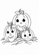 Printable Cute Halloween Coloring Pages sketch template