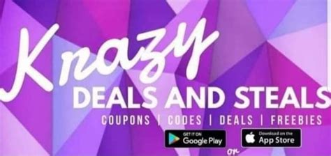 (Krazy Deals and Steals Coupons Codes & Freebies deals)