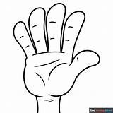 Hand Coloring Pages 2025 sketch template