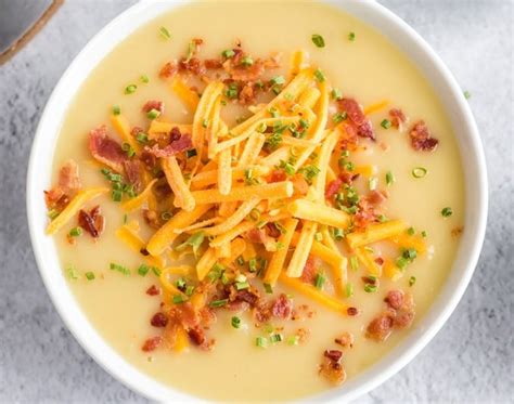 Cheddar Cheese Potato Soup - Recipes Fiber