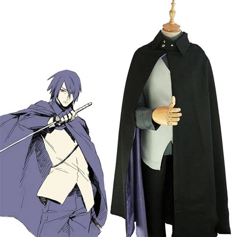 Boruto Uchiha Sasuke Cosplay Costume Suit Coat Cloak Vest Top Pants Gloves Halloween Party ...