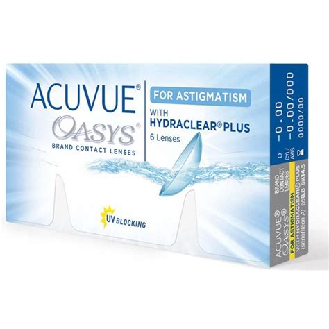 Acuvue Oasys Astigmatismo