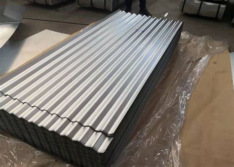 800mm Galvalume Corrugated Roof Sheets 0.12mm Corrugated Metal Panels