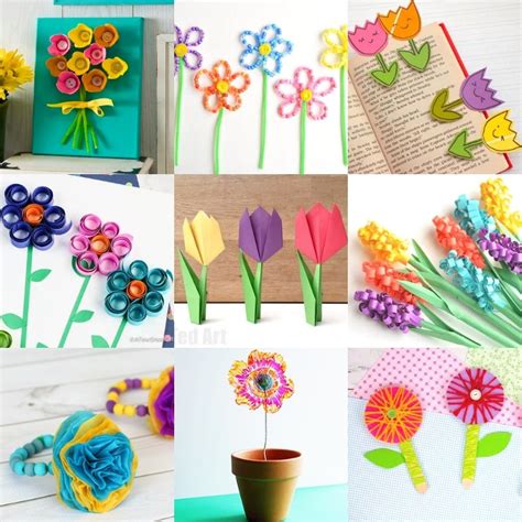 Flower Crafts for Kids - DIY Candy