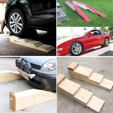 10 Inexpensive DIY Car Ramps You Can Build with Wood