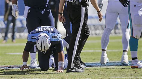 Marcus Mariota injury: Tennessee Titans QB to have MRI on knee - Sports ...