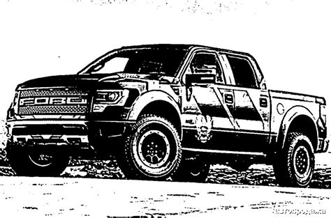Ford Truck Sketch at PaintingValley.com | Explore collection of Ford ...