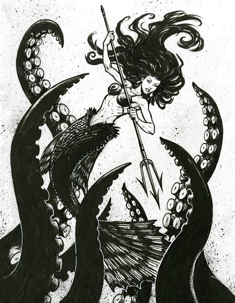 Greg Luzniak - Mermaid vs. Kraken