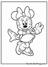 Mickey Mouse And Minnie Coloring Pages sketch template