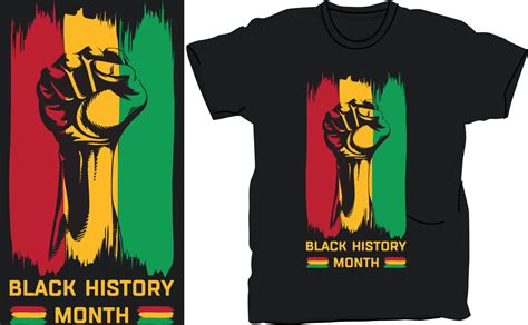 Black history month t-shirt design. 15322673 Vector Art at Vecteezy