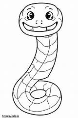 Snake Coloring Sea Pages Garter Printable Template Clipartmag Drawing  sketch template
