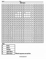 Coloring Squares Multiplication Color By Number Sketch Page sketch template