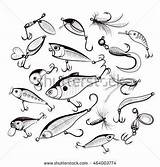 Fishing Lure Coloring Page Pages sketch template