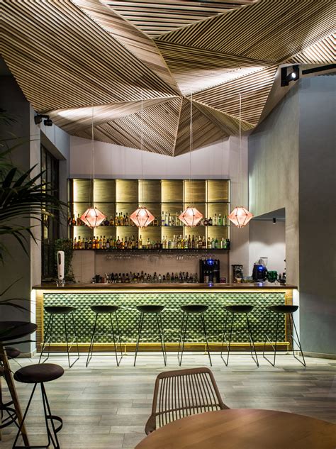 Coffee and Cocktail Bar in Athens by StudioNoh | Bar interior design, Restaurant design ...