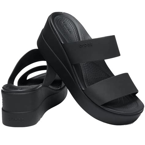 Crocs Brooklyn Mid Wedge Women's Shoes Wedges Heel Sandals LiteRide ...