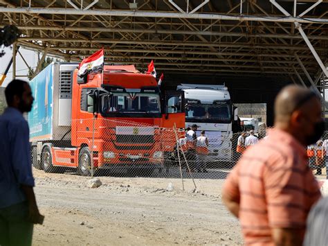 Rafah border crossing opens to allow only 20 aid trucks into Gaza ...