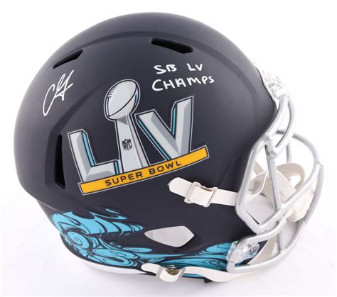 Chris Godwin Signed Super Bowl LIV Logo Full-Size Matte Black Speed ...