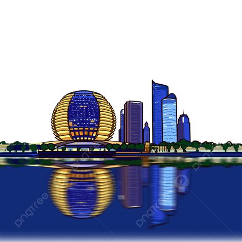 Hangzhou PNG Transparent, Hangzhou Intercontinental Hotel Golden Globe, Hotel, Intercontinental ...