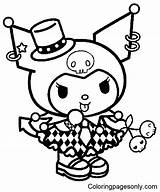 73 Free Printable Kuromi Coloring Pages sketch template