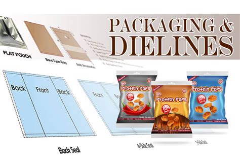 Flexible Packaging Pouches Dieline Templates Download Free