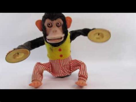 Mechanical Monkey Chimp Clapping Cymbals Rare Vintage Toy made in Japan ...