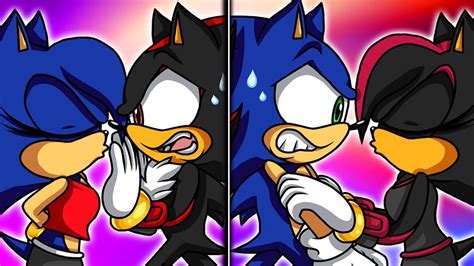 Sonic X Shadow And Rouge Kiss