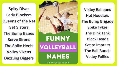 100+ Funny Volleyball Team Names Ideas (2024)